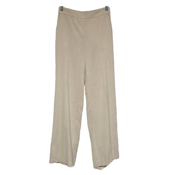 Zara Pants & Jumpsuits Zara Wide Leg High Rise Beige Pants Tall